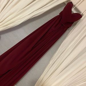 Maroon dress worn once